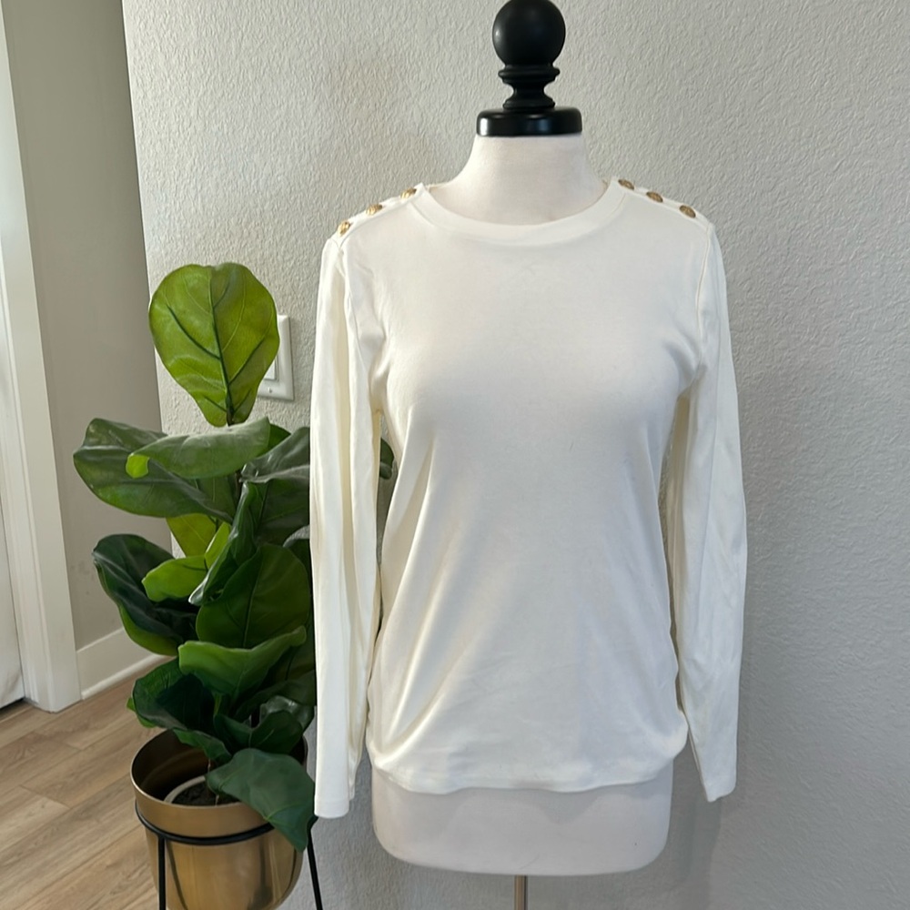 J. Crew Perfect Fit Nautical Sailor Top